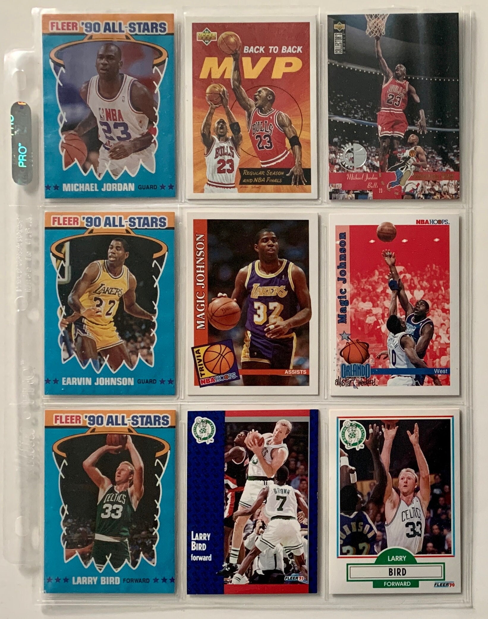 1990-91 NBA Hoops #23 Hakeem Olajuwon All-Star Rockets