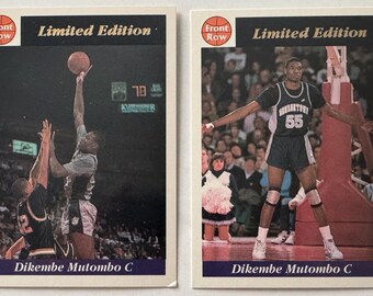 dikembe mutombo limited edition card 1993-94 Upper Deck Special #150 NM-MT Denver Nuggets Basketball : Collectibles & Fine Art 1992 Fleer Dikembe Mutombo Limited