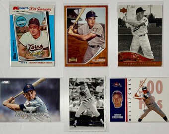 Harmon Killebrew Minnesota Twins HOFer Baseball Trading Cards 1982-2017 Lot of 6