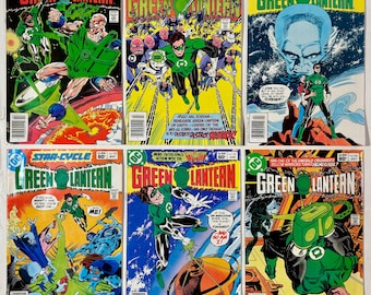 Green Lantern 149-154 Newsstand Lot of 6 DC Comics 1982 Bronze Age - New TV Show Soon