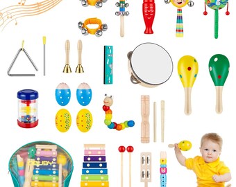 wooden baby instruments