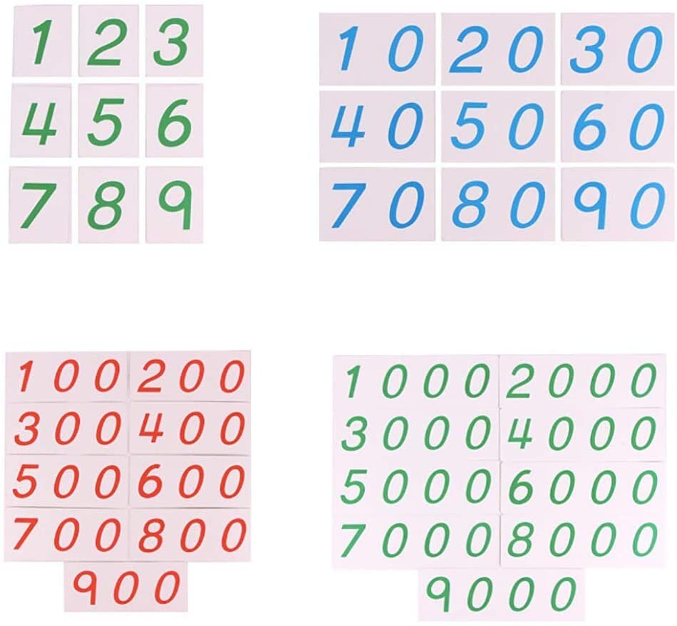 Montessori Math Teaching Aids Decimal System Montessori Etsy
