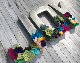 JOY Felt Succulent Wall Hanging