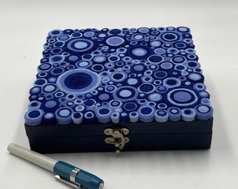 Blue Spiral Accessory Box