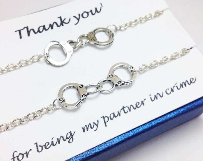 Partners N Crme Handcuff Bracelet Set | Hand Cuff Bracelet, Frend