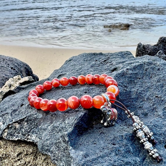 OEHEDOU Elephant Gifts For Women Elephant Bracelet...
