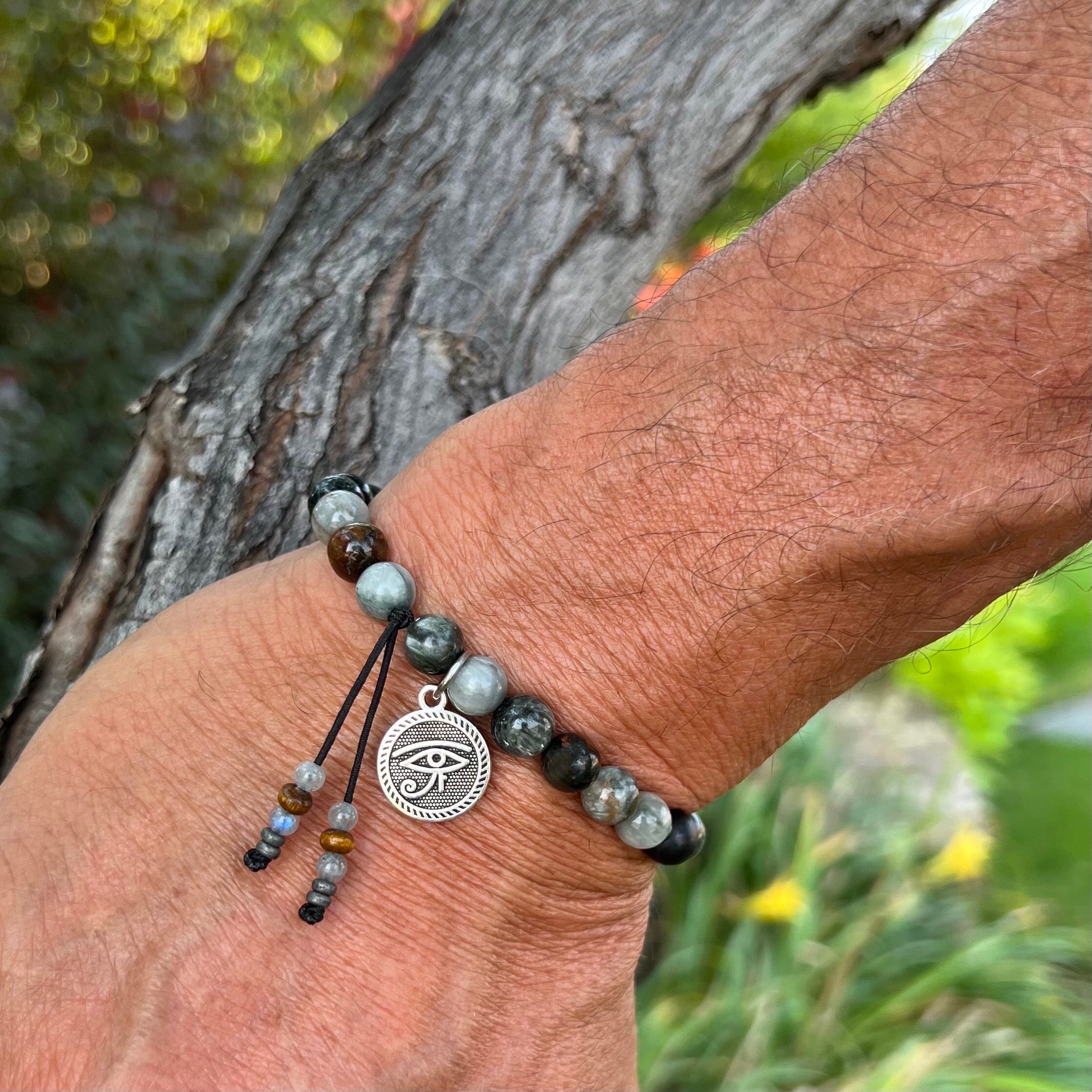 Men's Eye of the Sky Mala Bracelet