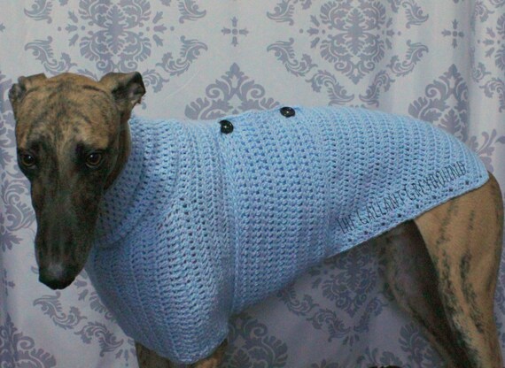 for Greyhounds Crochet Pattern PATTERN 