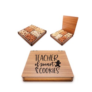 Christmas Nuts Gift Box: Gourmet Dried Fruit, Wooden Basket