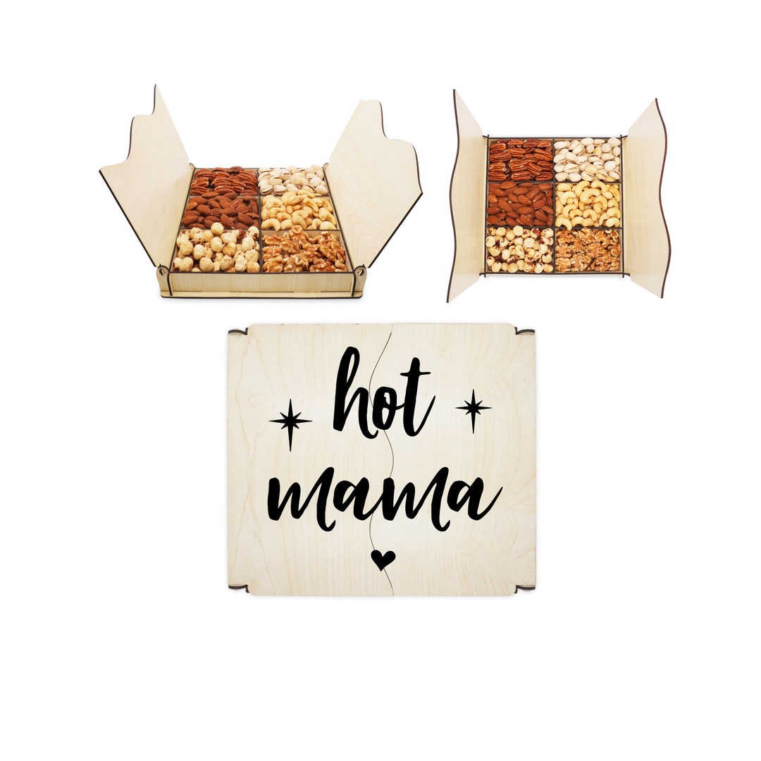 Mothers Day Gift Basket Grandma Grandpa Deluxe Holiday Tray Etsy