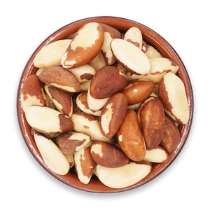 Raw Fresh Brazil Nuts, Whole and Unsalted Nuts, No Shell in Resealable Bag