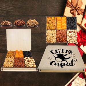 Gift for Couple Anniversary, Valentine&#39;s Day for Her, Couple Gift Box, Birthday Gift Ideas –  Gift basket, Nuts Gift, Fathers Day Gift Box