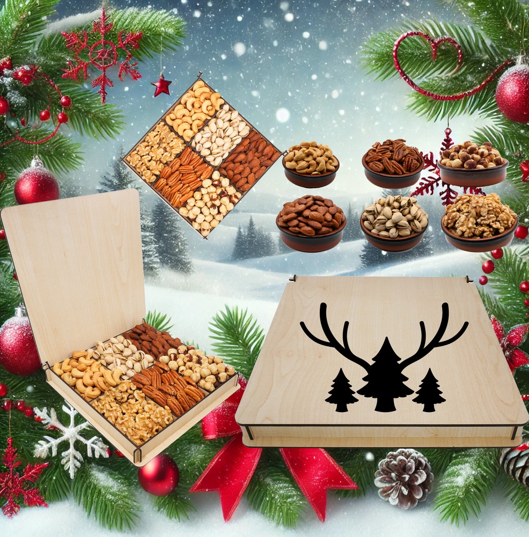Gourmet Mixed Nuts Gift Basket: Holiday Family Treat, Christmas ...