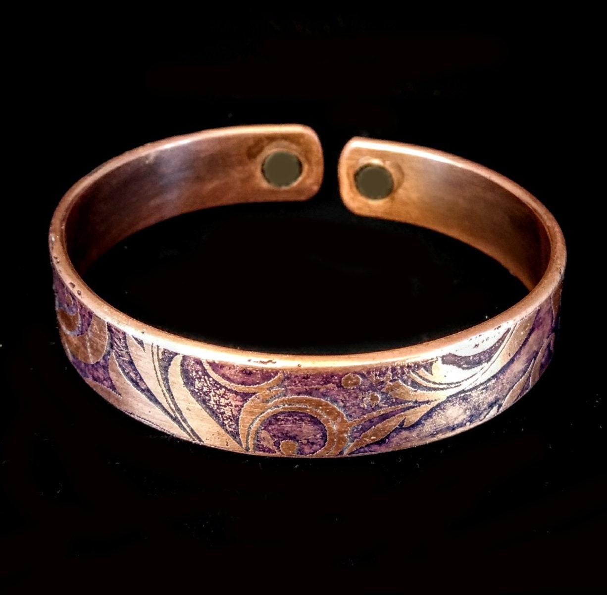 100 Copper Health Band Bracelet 'Florist' Etsy