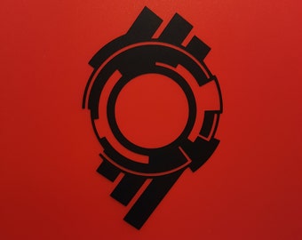 Section 9 Vinyl Sticker GOLD GLOSS 8 x 5.3cm Ghost In The Shell S.A.C