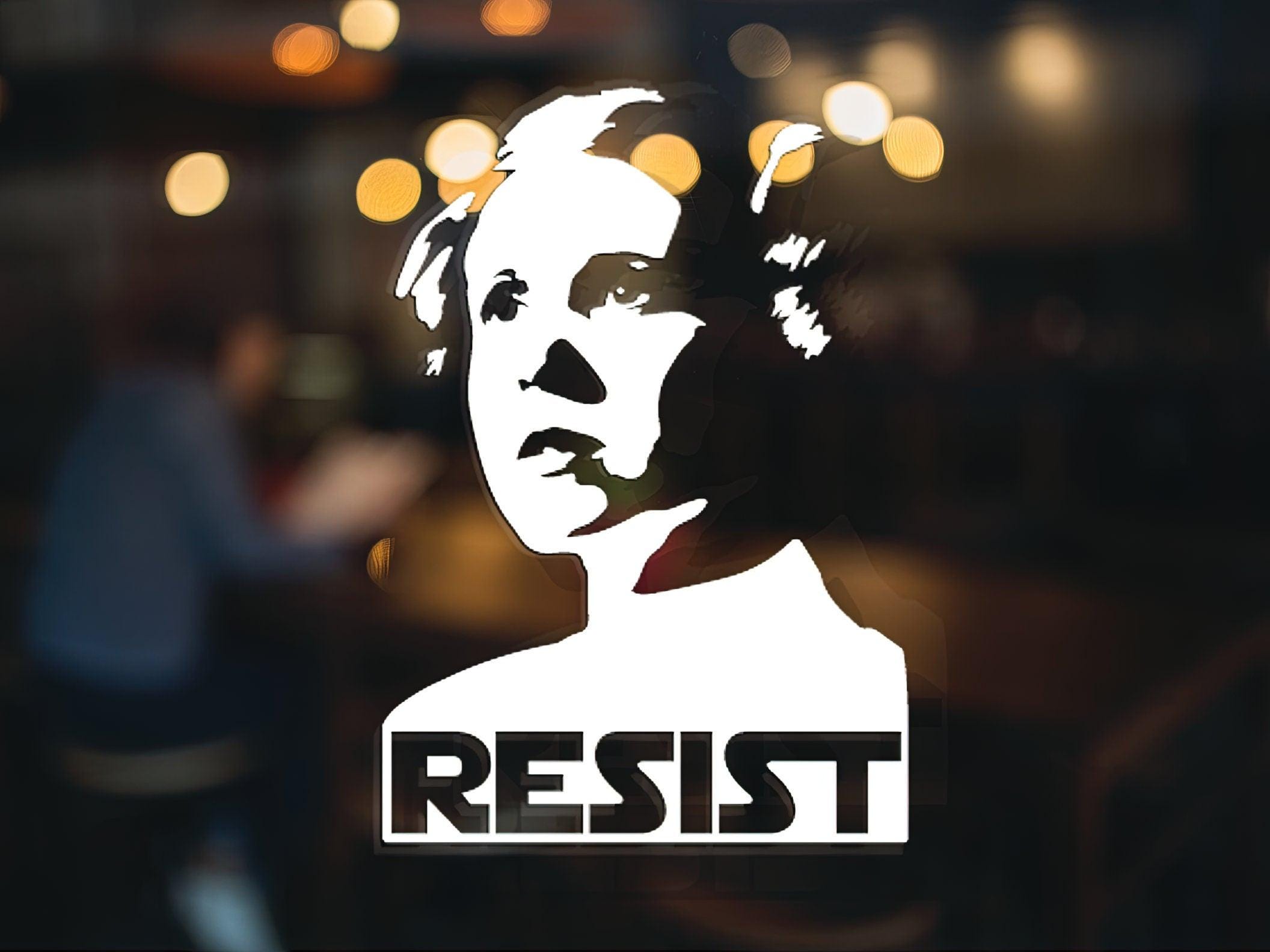 Leia Resist Vinyl Aufkleber, Autozubehör, Laptop Aufkleber oder Instant Pot Aufkleber