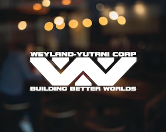 Weyland Yutani Corp Logo Vinyl Decal - Alien Movie Car/Laptop Sticker