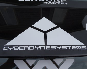 The Terminator Cyberdyne Systems Logo - Vinyl Decal - Multiple Colors