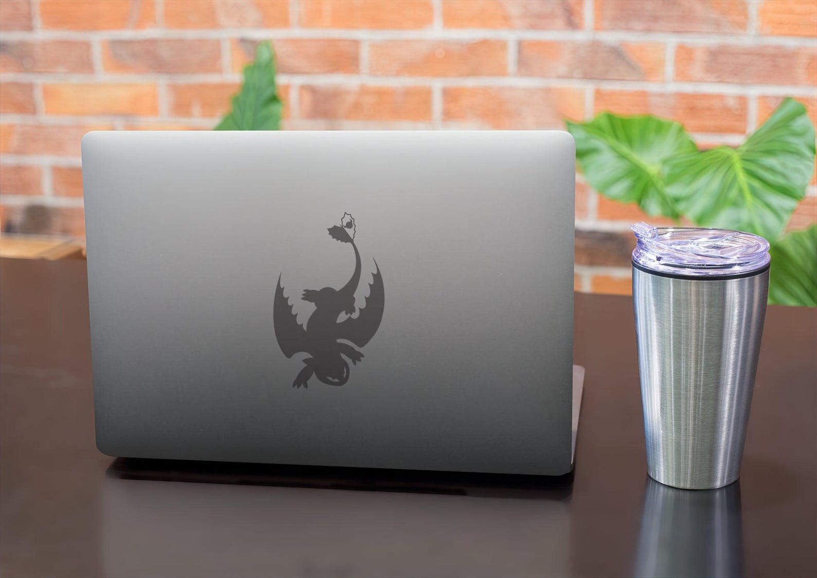 Toothless Computer Sticker Toothless the Dragon Vinyl Decal, Car Accessory, Laptop Sticker or ...