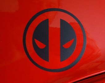 Deadpool Symbol -Bold Style- Vinyl Decal - Multiple Colors and Size!