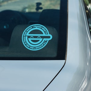 Ghost in the Shell Stand Alone Complex Laughing Man Logo Vinyl Decal, Car Accessory, Laptop Sticker or Instant Pot Decal image 4