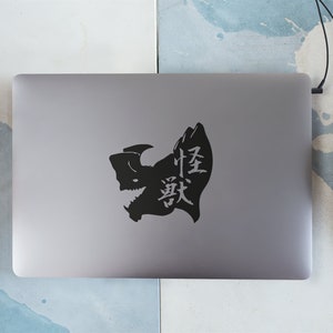 Pacific Rim Kaiju Portrait Vinyl Decal, Car Accessory, Laptop Sticker or Instant Pot Decal image 7