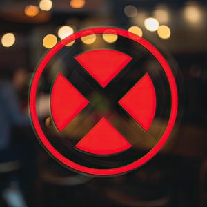 X-men シンボル (太字スタイル) ビニール デカール、カー アクセサリー、ラップトップ ステッカー、インスタント ポット デカール