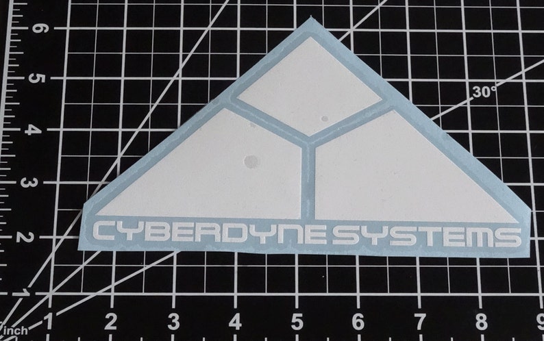 The Terminator Cyberdyne Systems Logo Vinyl Decal, Car Accessory, Laptop Sticker or Instant Pot Decal image 9