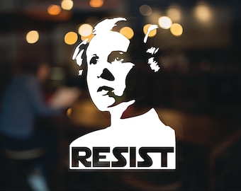 Leia Resist Vinyl Decal, Car Accessory, Laptop Sticker or Instant Pot Decal