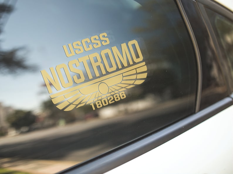 Alien / Aliens Movie USCSS Nostromo Emblem Vinyl Decal, Car Accessory, Laptop Sticker or Instant Pot Decal image 3