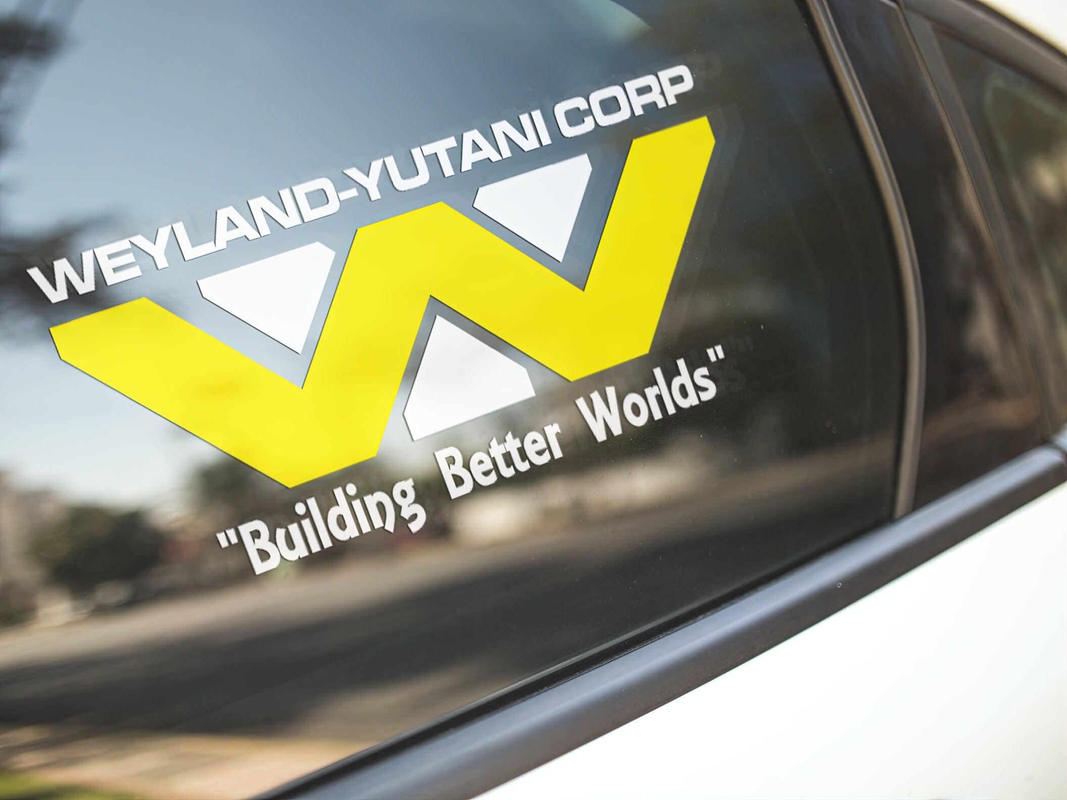 ウェイランド・ユタニ社ロゴビニールデカール - エイリアン映画カー