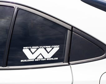 Weyland-Yutani Corp Aufkleber Vinyl – Alien & Weyland Design Für Auto, Laptop, Fenster, Becher