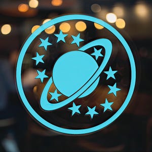 Galaxy Quest Nsea Emblem Vinyl Decal, Car Accessory, Laptop Sticker Or Instant Pot Decal