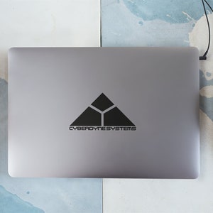 The Terminator Cyberdyne Systems Logo Vinyl Decal, Car Accessory, Laptop Sticker or Instant Pot Decal image 3