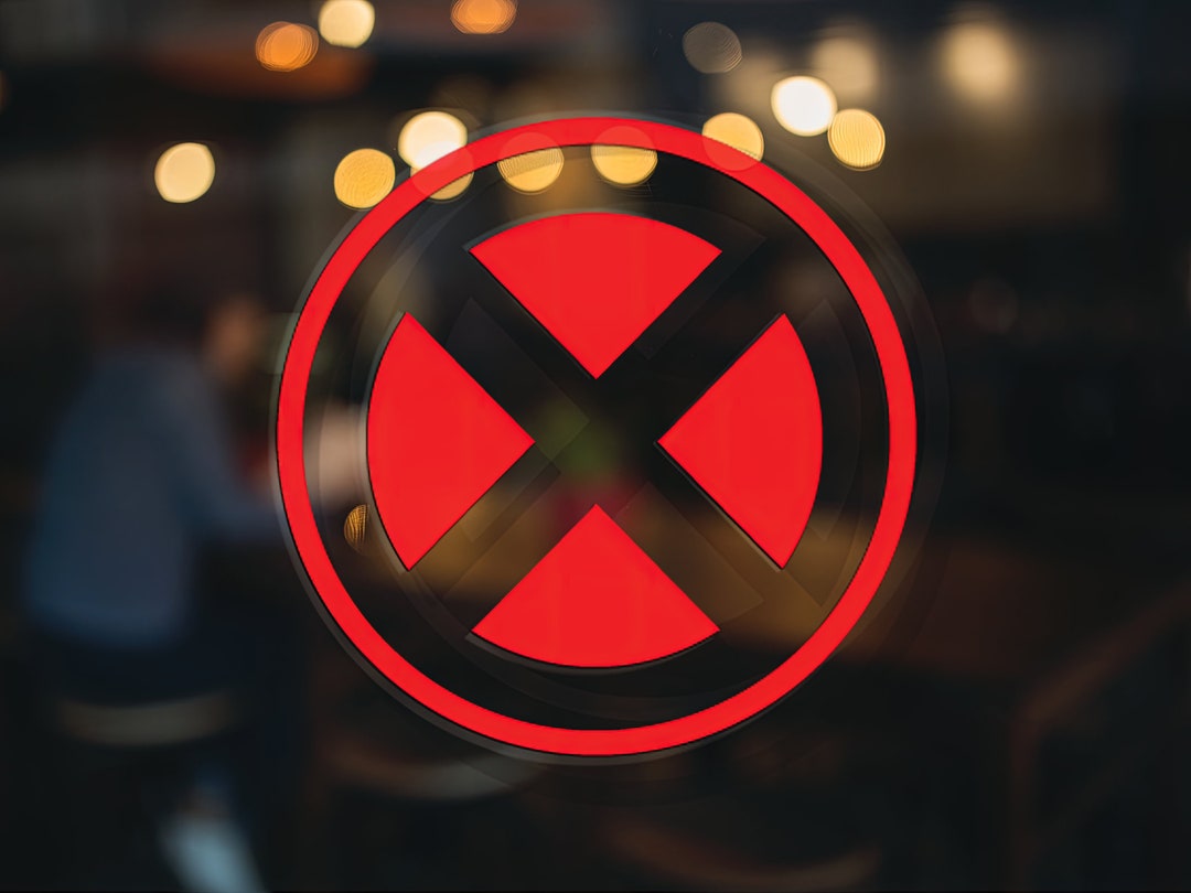 X-men Symbol bold Style Vinyl Decal, Car Accessory, Laptop Sticker or ...