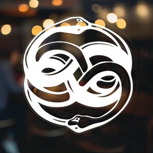 The NeverEnding Story Oraboris Medallion Vinyl Decal, Car Accessory, Laptop Sticker or Instant Pot Decal