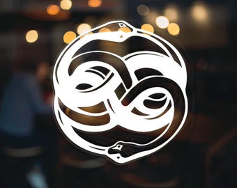 The NeverEnding Story Oraboris Medallion Vinyl Decal, Car Accessory, Laptop Sticker or Instant Pot Decal