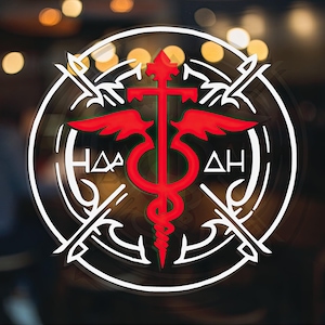 Transmutation Of Style: Fma Fullmetal Alchemist Two-Color Anime Vinyl Decal, Car Accessory, Laptop Sticker Or Instant Pot Decal