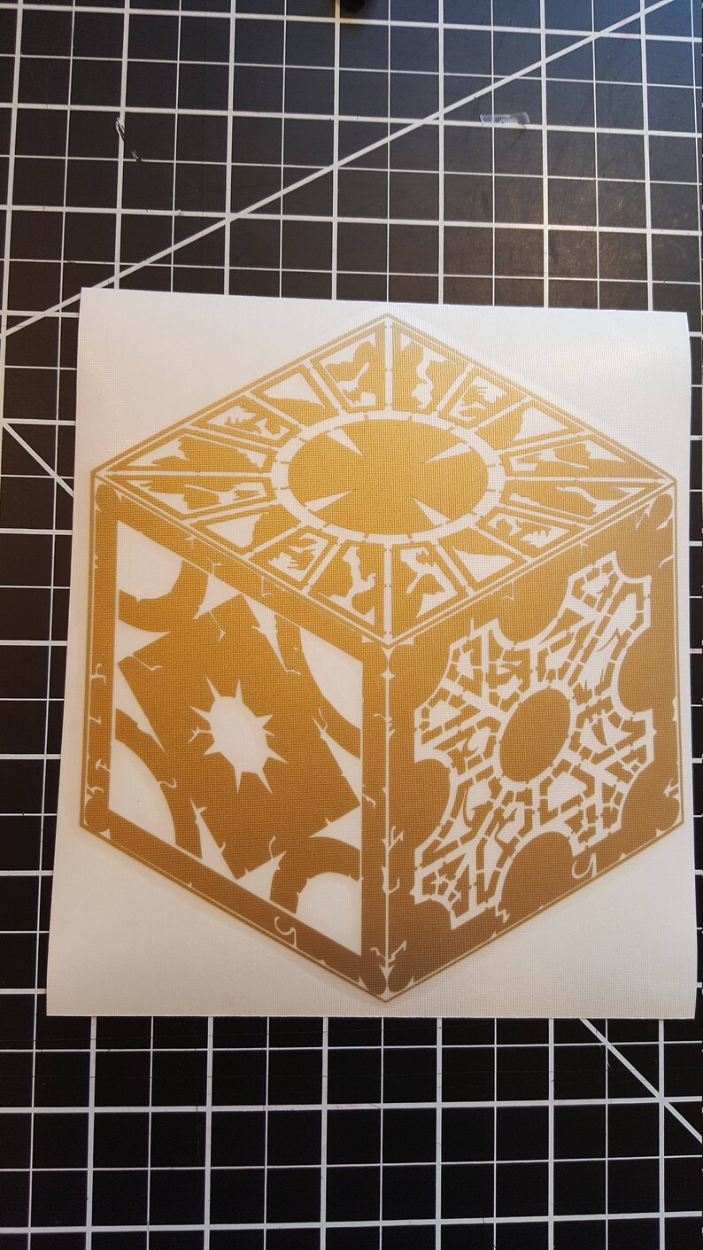 Hellraiser Puzzle Box Vinyl Decal Car Accessory Laptop Etsy