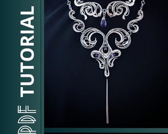 Masterclass: An elegant two-necklace set in the wire-wrap technique.