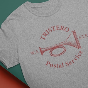 The Crying of Lot 49 Pynchon Posthorn Unisex Triblend T-Shirt