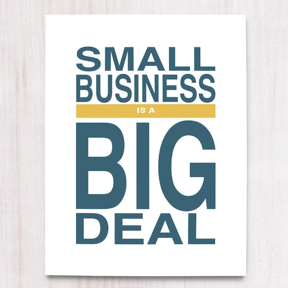 Shop Small Business Printable Art Wall Decor Instant Etsy