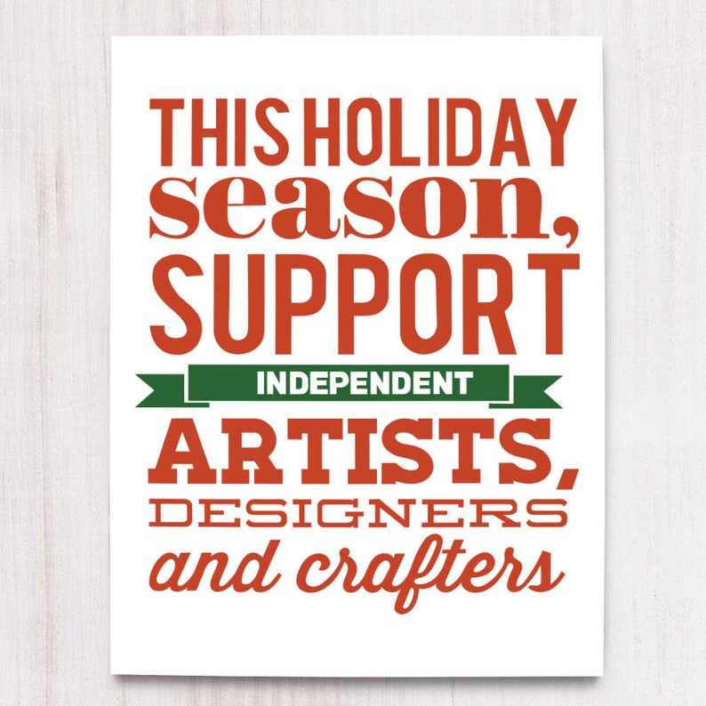 Support Artists Printable Art Wall Decor Instant Download image 1