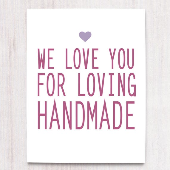 Support Handmade