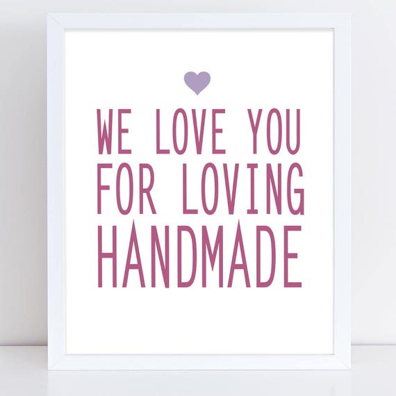 When You Buy Handmade