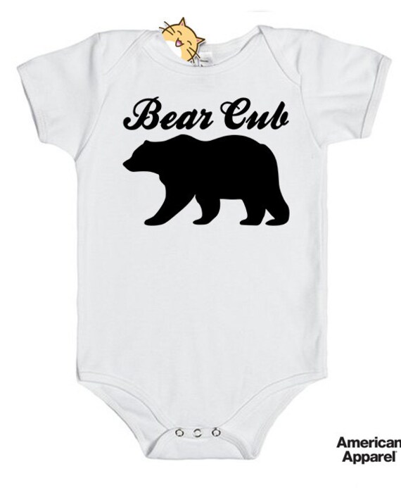 Bear Cub Bodysuit Baby Bear Onesie Newborn Clothing Shirt Kid Etsy