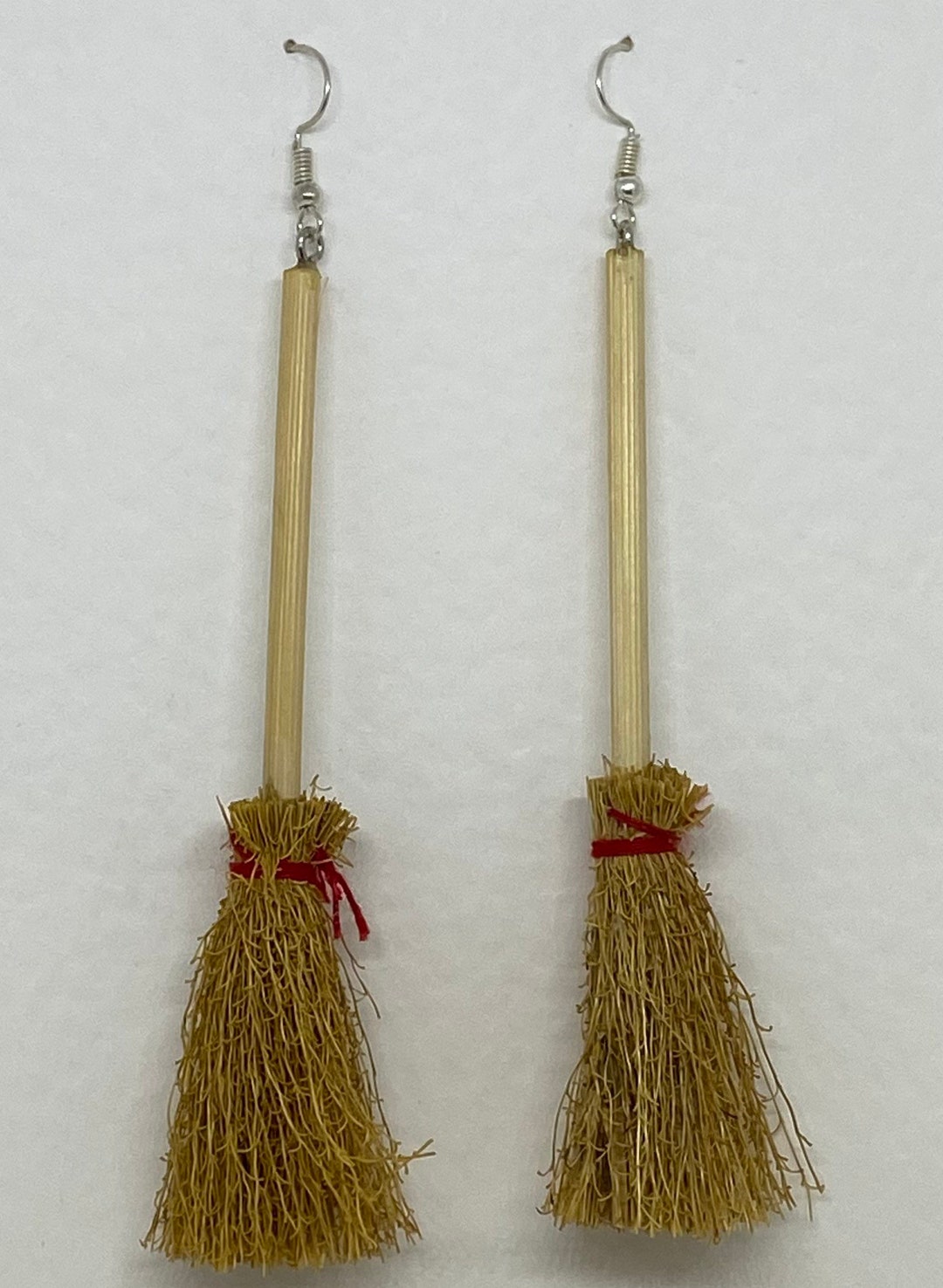 Huge Witches Broom Earrings Cute Halloween Witch Giant Oversized Earrings 12 Cm Long Fun Etsy