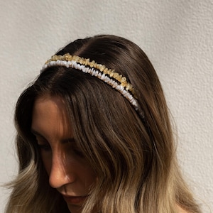 Citrine Chip Headband