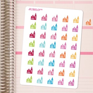 CHURCH Planner Stickers.