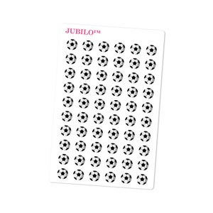 SOCCER BALLS Planner Stickers.  Calendar Stickers. Journal Stickers.